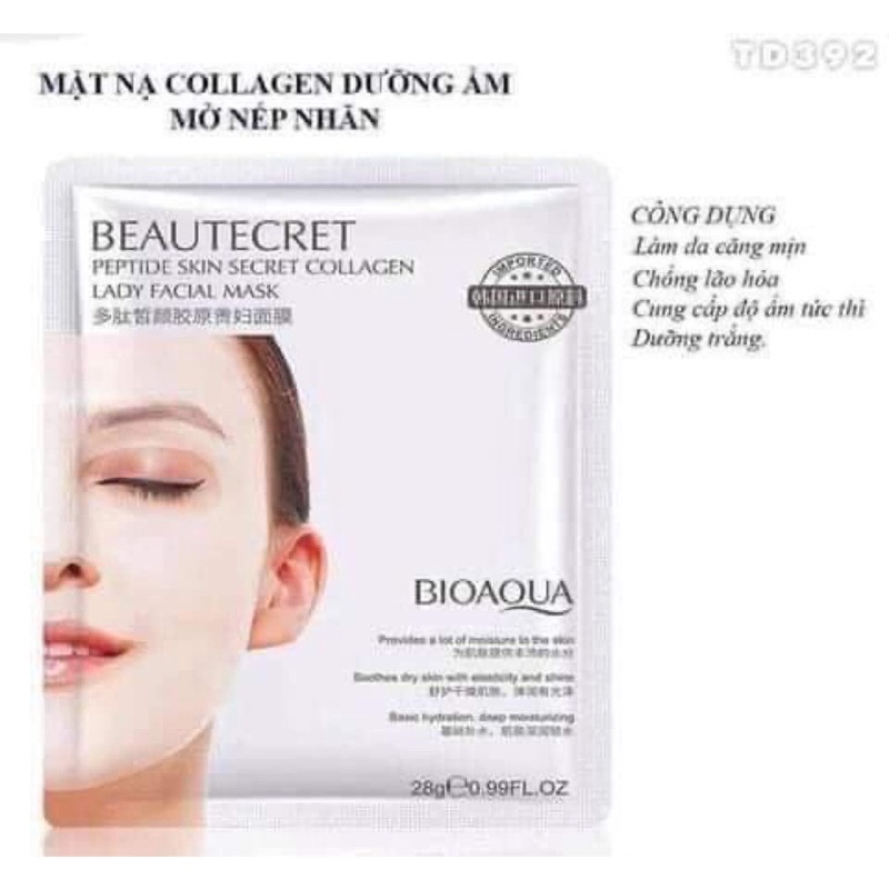 Mặt nạ thạch collagen dưỡng ẩm Bioaqua