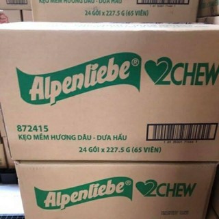 [Mã GROSALE2703 giảm 8% đơn 250K] (SỈ 1 THÙNG) KẸO ALPENLIEBE HƯƠNG DÂU+DƯA HẤU