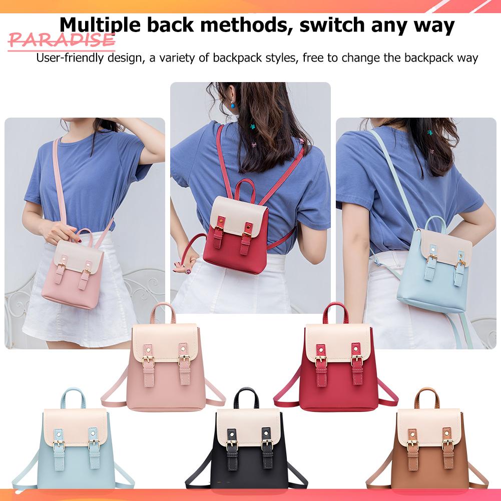 Ba Lô Mini Da PU Xinh Xắn Cho Nữ