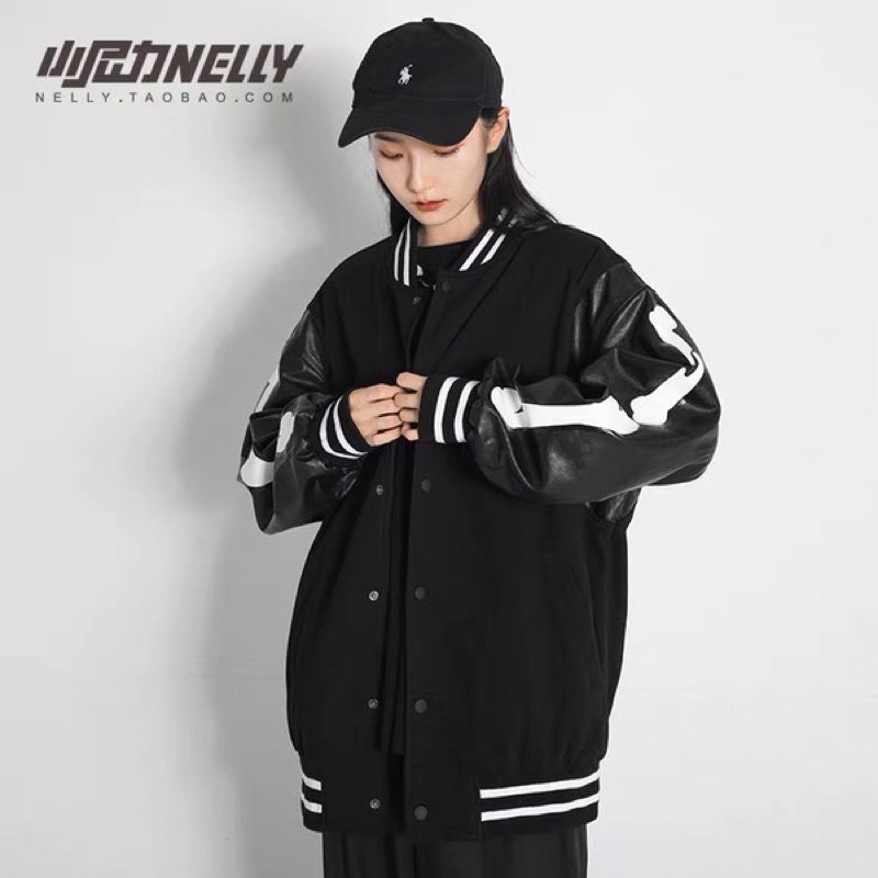 Áo khoác nelly chất dày dặn tay da sale (có sẵn) 3 | BigBuy360 - bigbuy360.vn