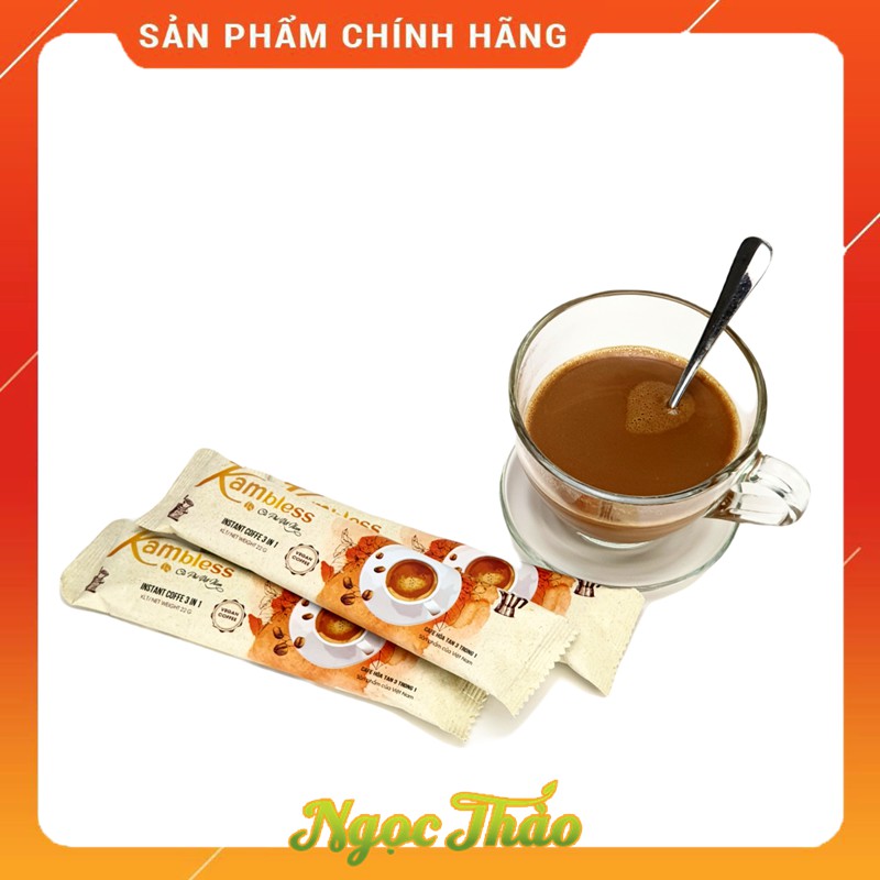 Gói cafe hòa tan thuần chay (Vegan) Kambless Ngọc Thảo | 30 túi | BigBuy360 - bigbuy360.vn