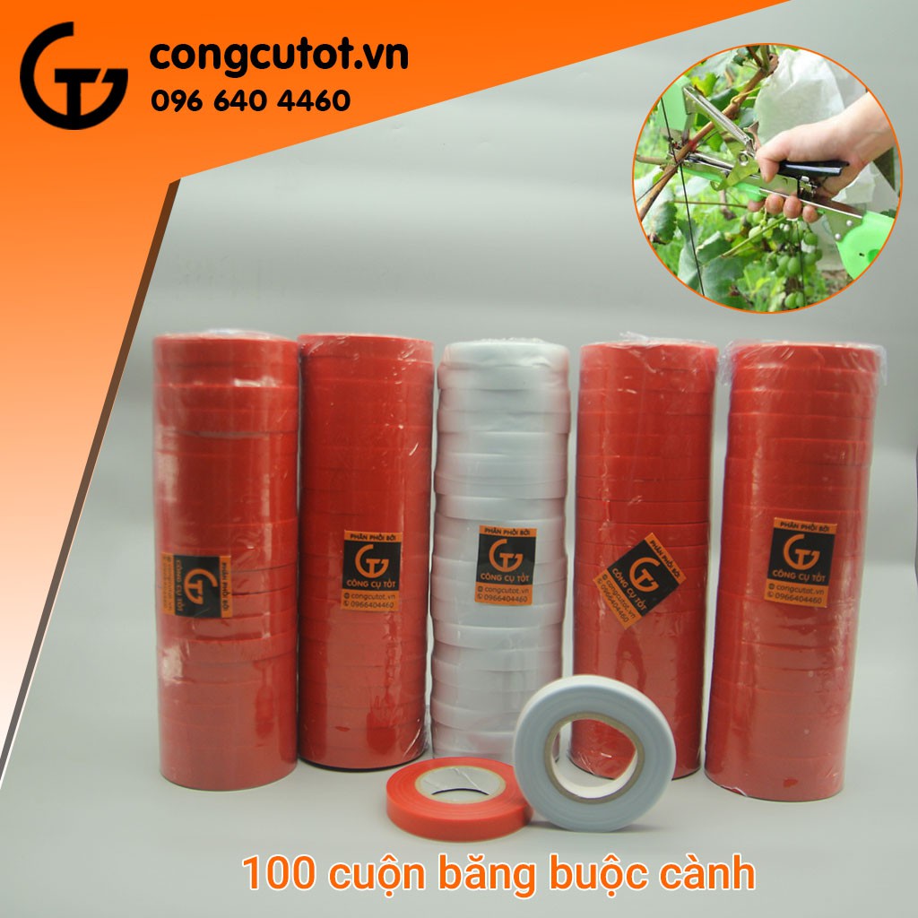 Bộ 100 cuộn băng buộc cành cây