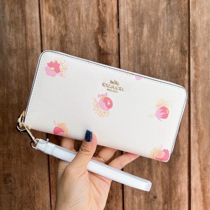 📛RẺ VÔ ĐỊCH📛VÍ COAH HOA LONG ZIP DÀI NỮ