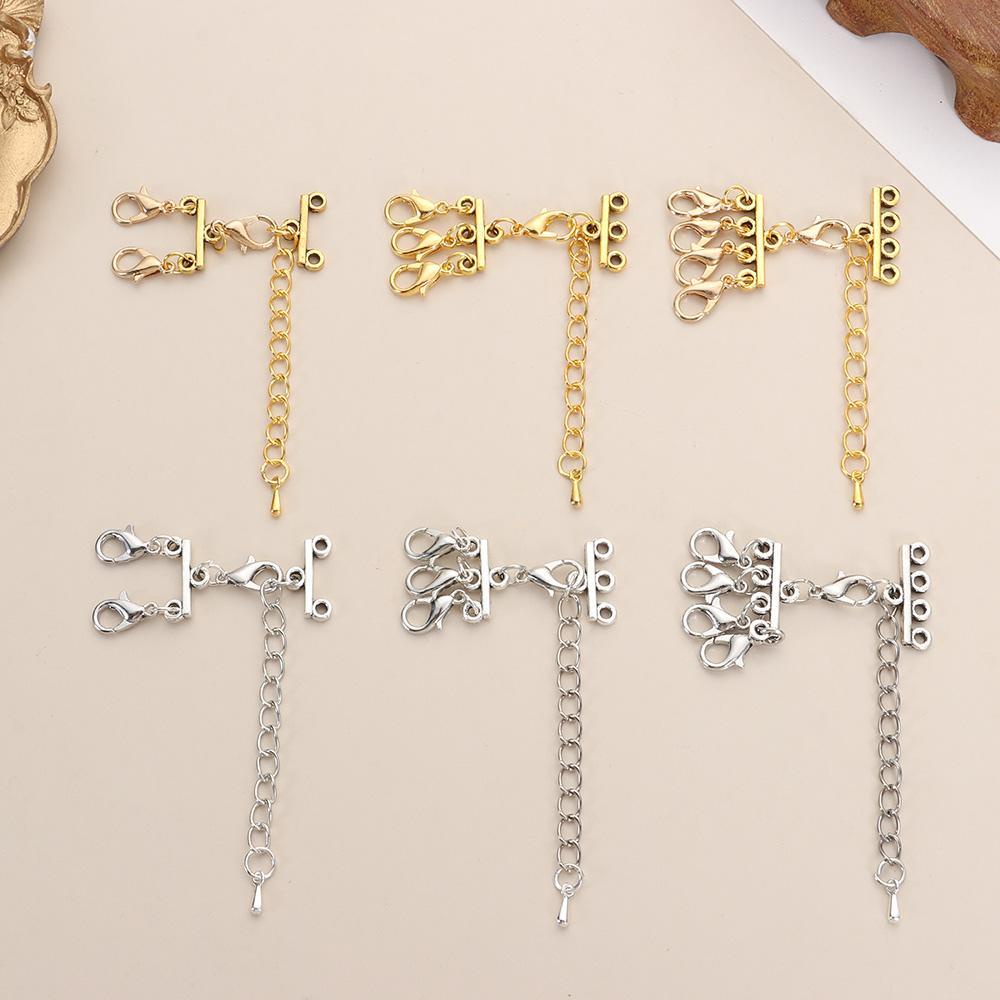Borag Đa Sợi Móc Khóa Thiết Kế Mới|Vòng cổ 2 Tầng Nhiều Màu Sắc Dùng Làm Trang Sức DIY