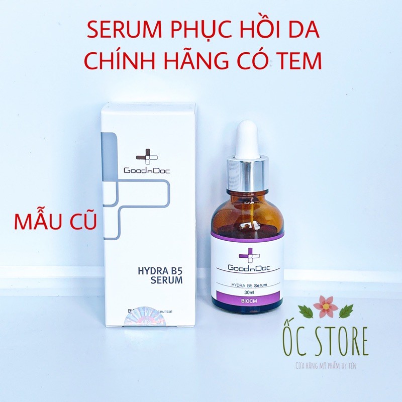 Serum B5 Goodndoc Hydra phục hồi cấp ẩm, mờ thâm 30ml