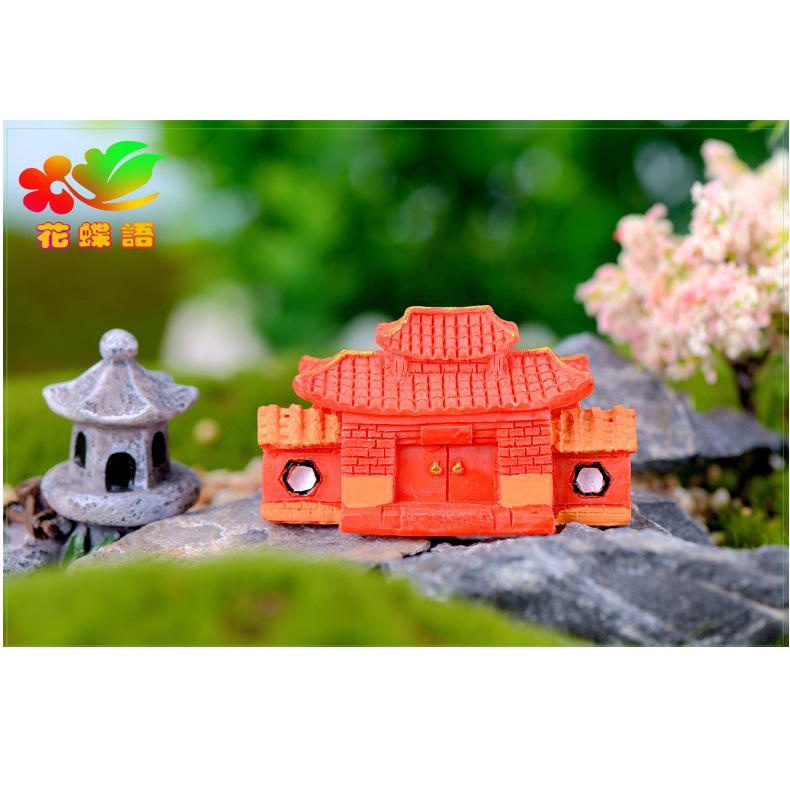 Tiểu cảnh Cỏng vòm cổ, mô hình trang trí tiểu cảnh, terrarium, cây sen đá