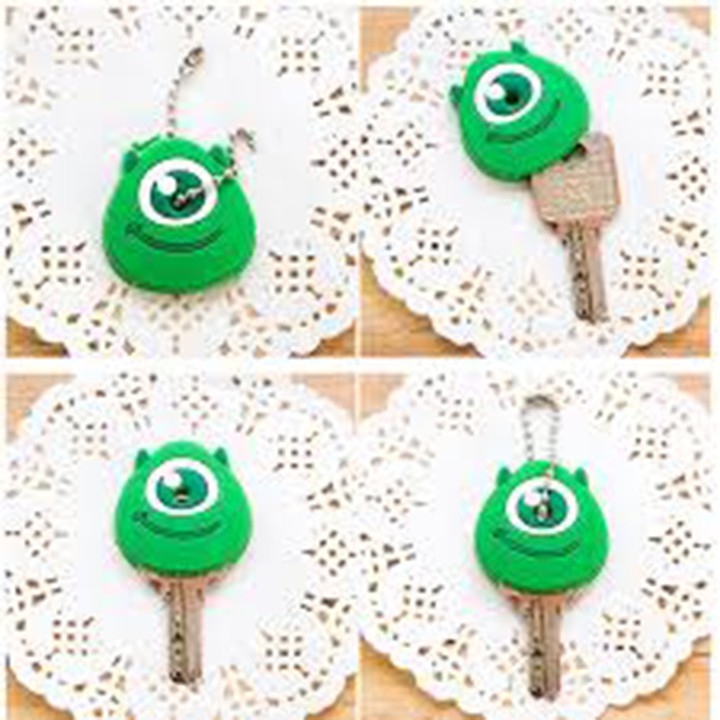 Miếng vỏ bọc chìa khóa silicon dễ thương đa dạng màu F167SPAZ