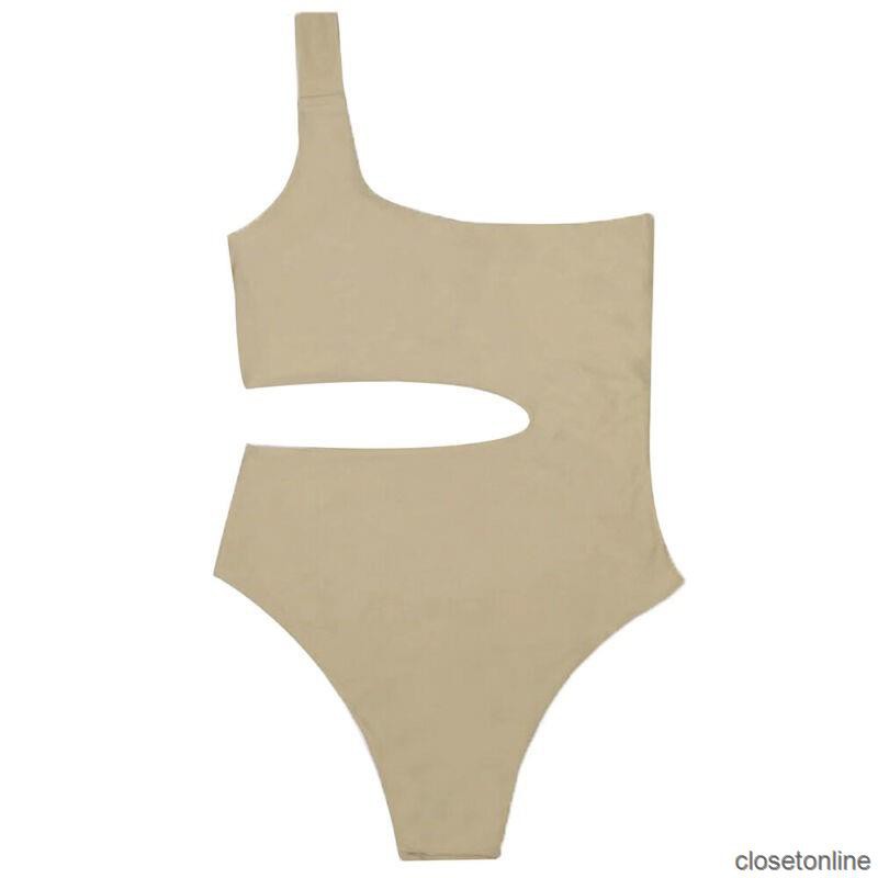 Bikini 1 mảnh đi biển nữ Áo đồ Một Lệch Vai Có Đệm Mút | BigBuy360 - bigbuy360.vn