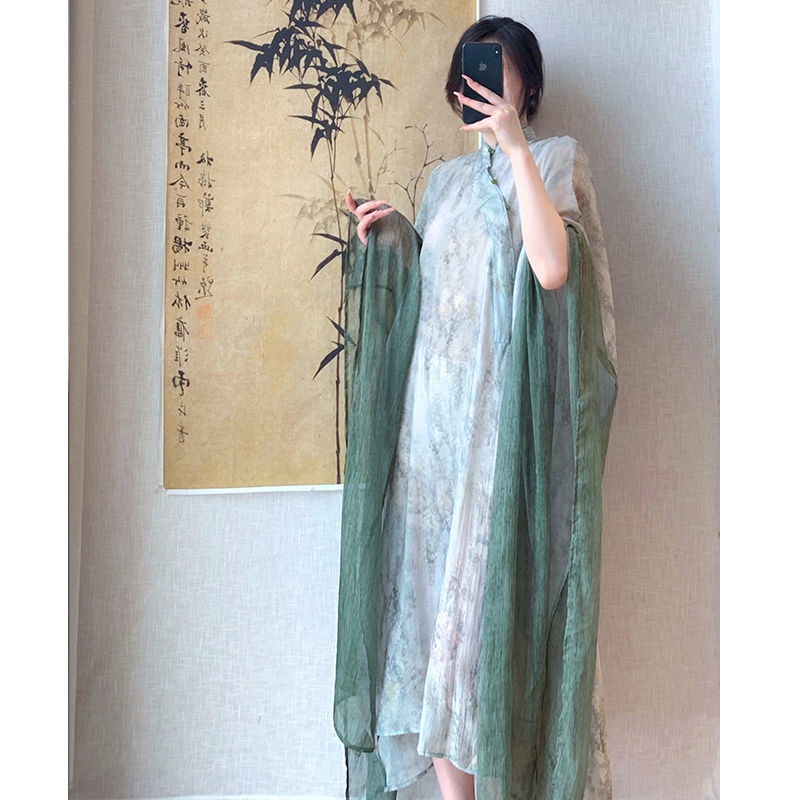 Đầm Dáng Rộng Phong Cách Trung Hoa Cổ Điển Thời Trang Mùa Thu Mới 2022