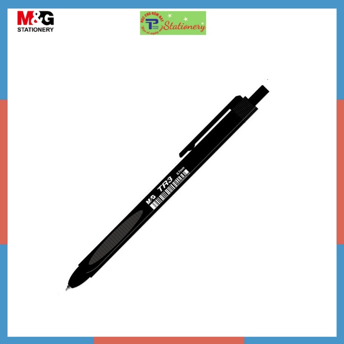 Bút bi dầu MG 0.7mm đầu bấm mực Xanh/Đen/Đỏ - 40 chiếc/hộp MG3072