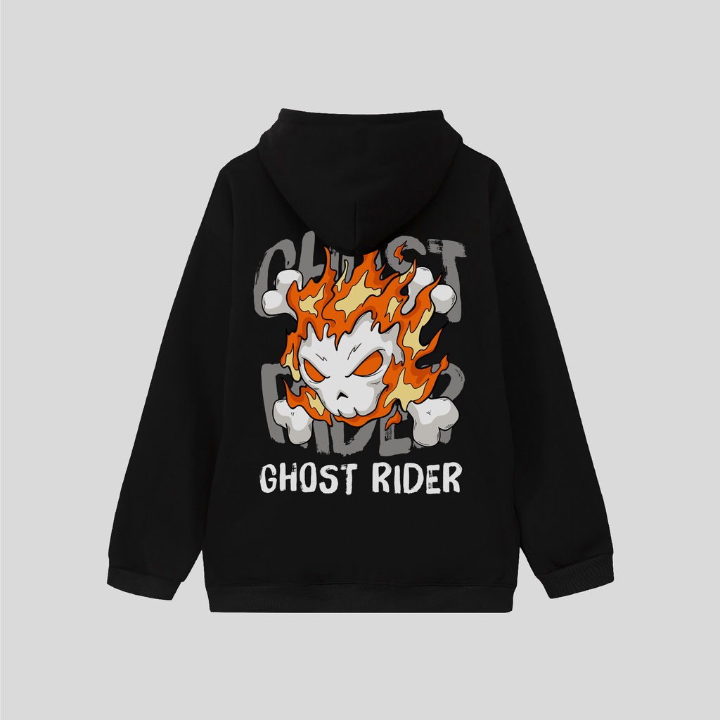 Áo Hoodie Nam Form Rộng In Hình Ghost Rider 2S Clothing, Áo Hoodie Có Mũ Unisex TV5079