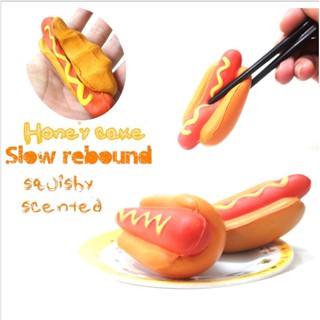 Squishy Bánh Hotdog Súc Xích