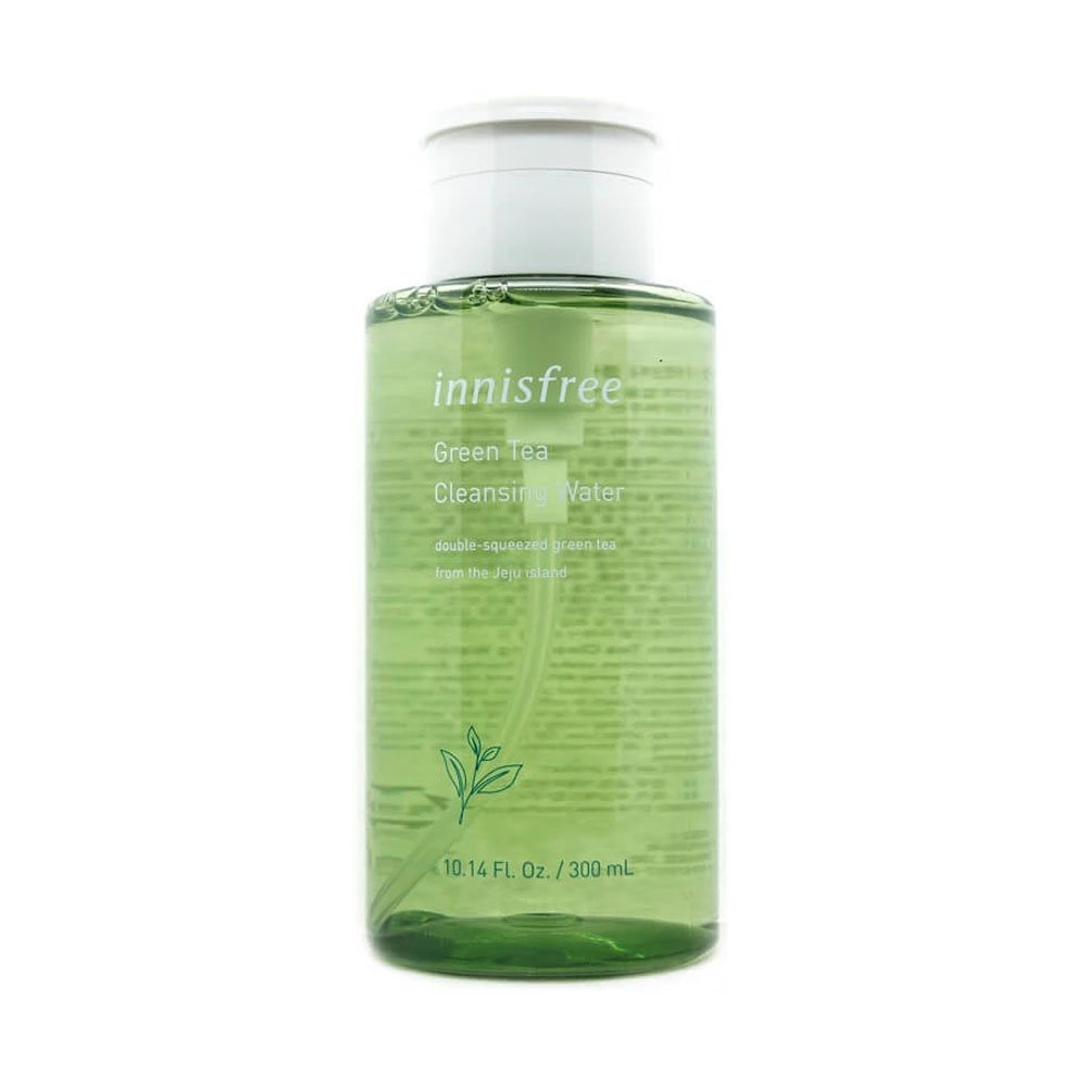 Nước Tẩy Trang Innisfree Green Tea Cleansing Water 300ml Hàn Quốc, Tẩy Trang Tinh Chất Trà Xanh Cho Da Dầu Và Mụn