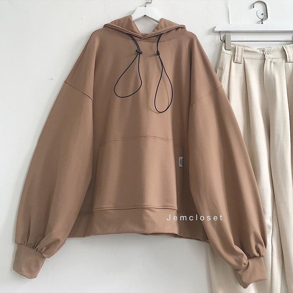 Áo Hoodie Nữ JEMCLOSET Form Rộng Basic Hàn Quốc Simpoo Chất Liệu Vải Dày Mềm Mịn- 1767 | BigBuy360 - bigbuy360.vn