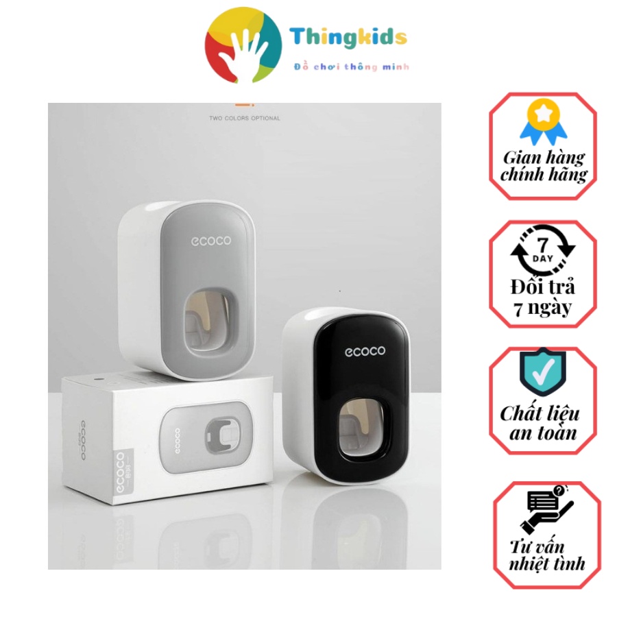 Kệ lấy kem đánh răng đựng bàn chải đánh răng đơn ECOCO sang trọng cao cấp - Thingkids