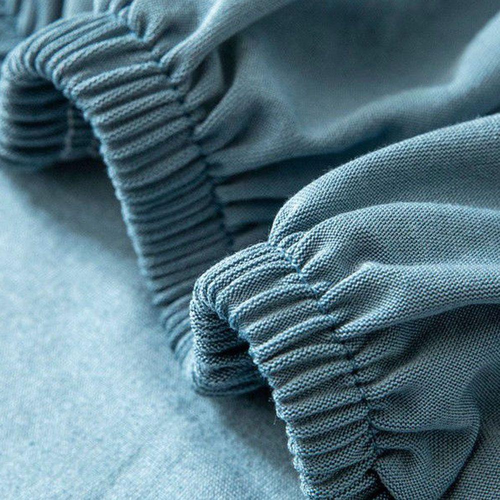 YIYU 1 Vỏ Bọc Ghế Sofa Chống Bụi Bằng Vải Dày Màu Trơn Dễ Sử Dụng