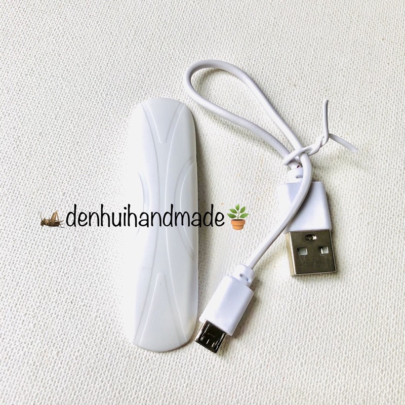 Đèn Cực Tím 3 Bóng Led Công Suất 3W Hong Khô Keo UV, Resin