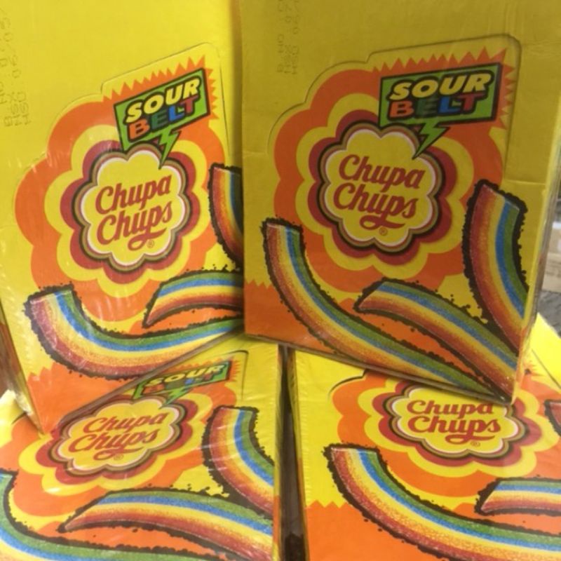 Kẹo Dẻo Chupa Chups Cầu Vồng Sour Belt