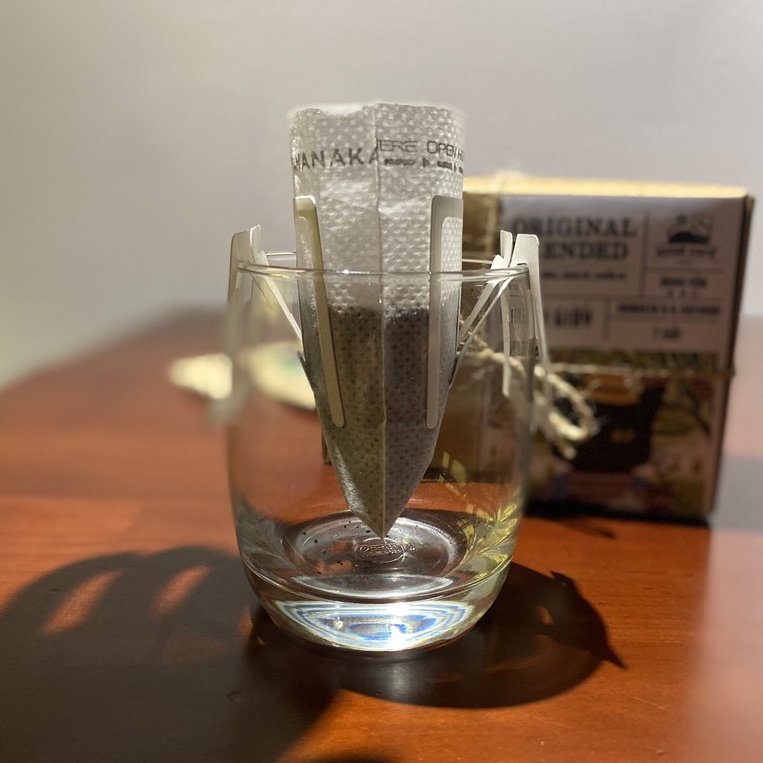 Phin giấy Nhật Bản cán PP 4.0 chảy chậm pha cà phê tiện lợi mang đi du lịch , drip bags từ Khuê Cà Phê