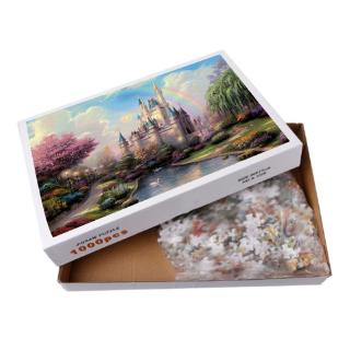 ohmg* Dream castle 1000Pcs Jigsaw Paper Puzzles Educational Toys for adults Children