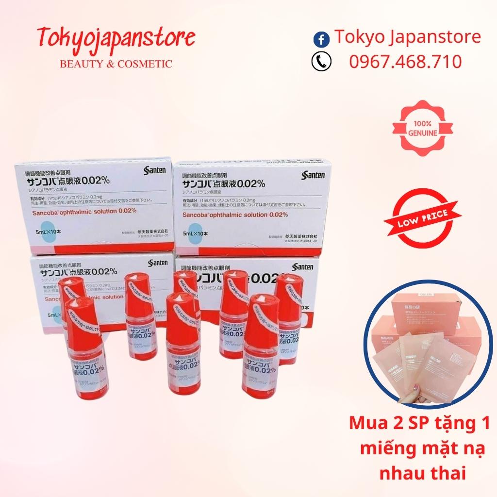 Nước nhỏ mắt cận Sancoba của Nhật Bản hỗ trợ tăng cường thị lực 5ml