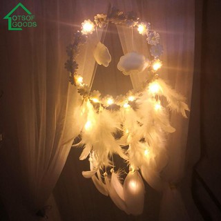 Dây treo dreamcatcher đính lông vũ thời trang
