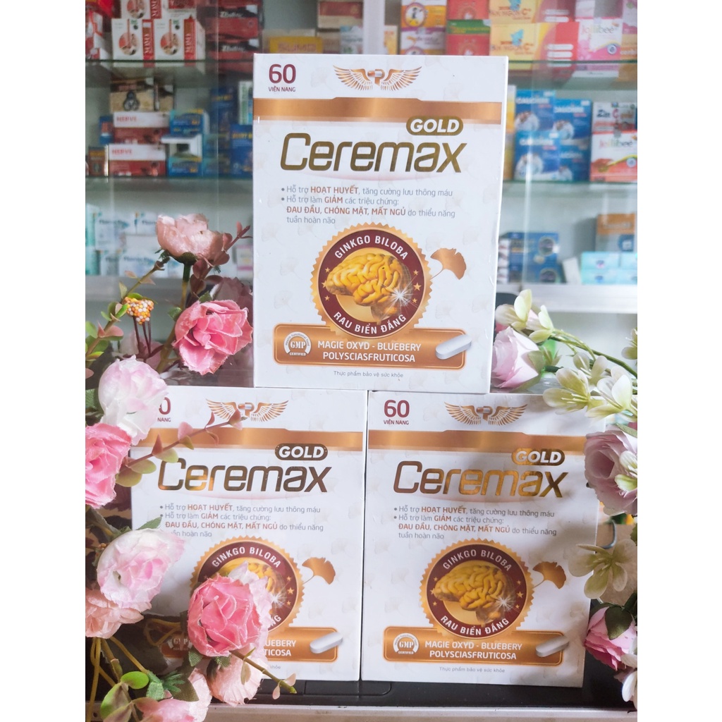 ✅VIÊN UỐNG BỔ NÃO GOLD CEREMAX 60 VIÊN✅