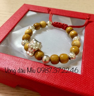 Vòng dâu mix giáp bạc