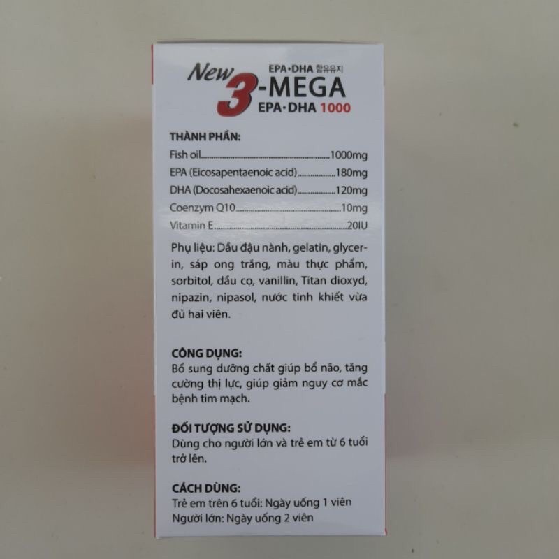 Viên dầu cá Alaska Omega 3 bổ não, sáng mắt, khỏe mạnh tim mạch - Hộp 100 viên