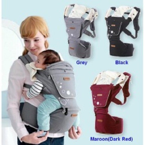 Địu em bé AIMAMA Hàn Quốc với trợ lực lưng giúp đỡ các bậc phụ huynh trong việc chăm sóc con yêu - BAO0205
