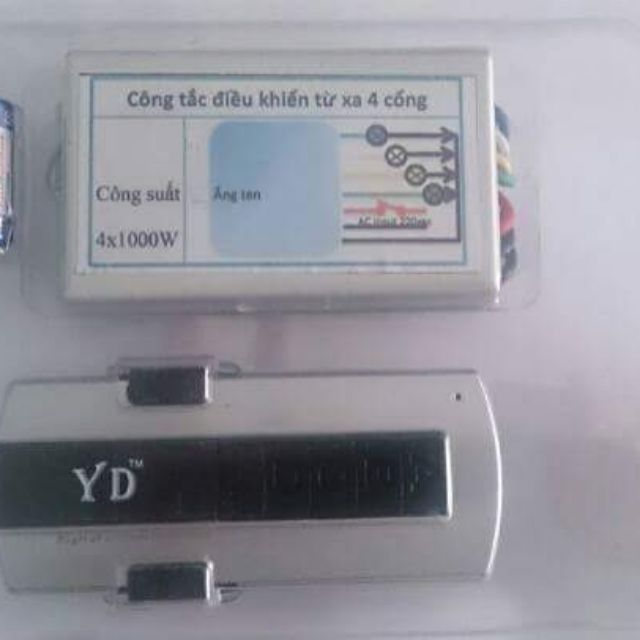 Công tắc điều khiển từ xa RF 4 cổng