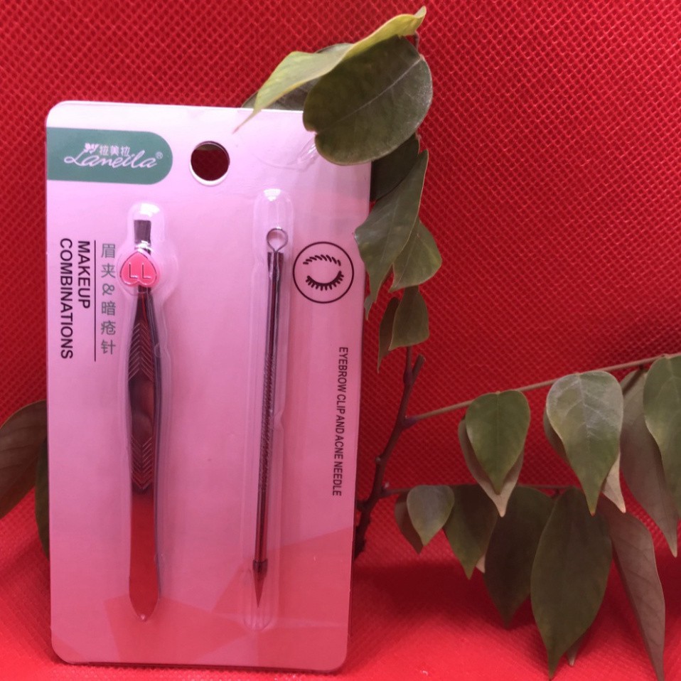 [ Q.Bình Thạnh] Combo nhíp gắp mụn + cây lấy mụn_chích mụn | BigBuy360 - bigbuy360.vn