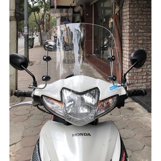 Kính chắn gió xe Wave Gọng L kính cao 32cm