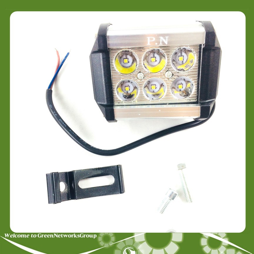 Đèn trợ sáng C6 thế hệ mới gắn ô tô xe máy GreenNetworks + Tặng công tắc