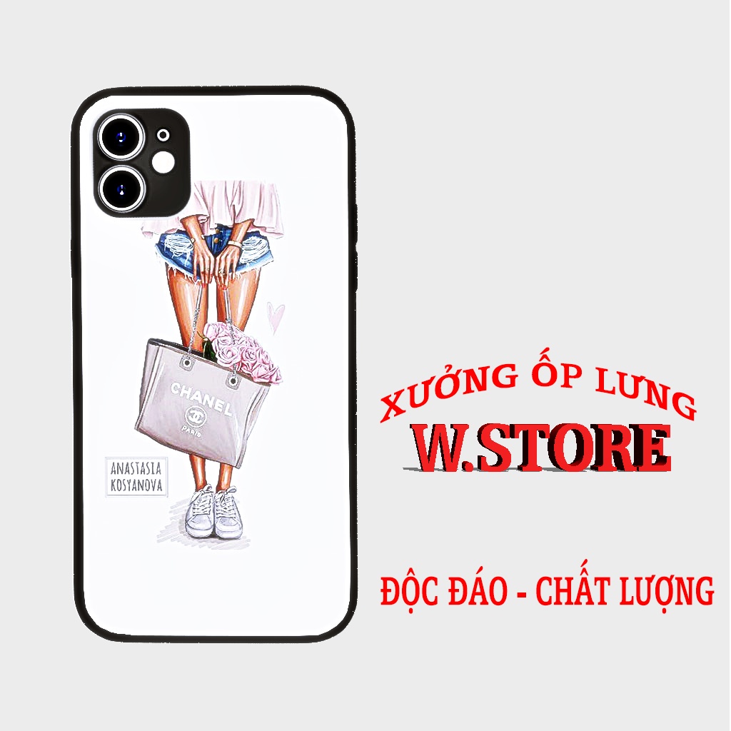 Ốp Lưng con gái xinh ốp điện thoại hình đôi chân cô gái sang chảnh dành cho Iphone 6 đến 12 promax BRD20210203