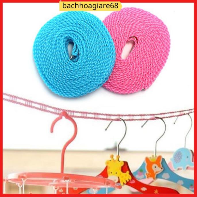 Dây phơi đồ, dây phơi quần áo có lỗ móc loại dài 5m sẵn hàng