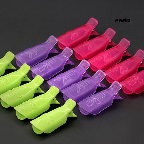 [Hàng mới về] Bộ 10 Kẹp Ủ Tháo Móng Tay Gel Tiện Dụng