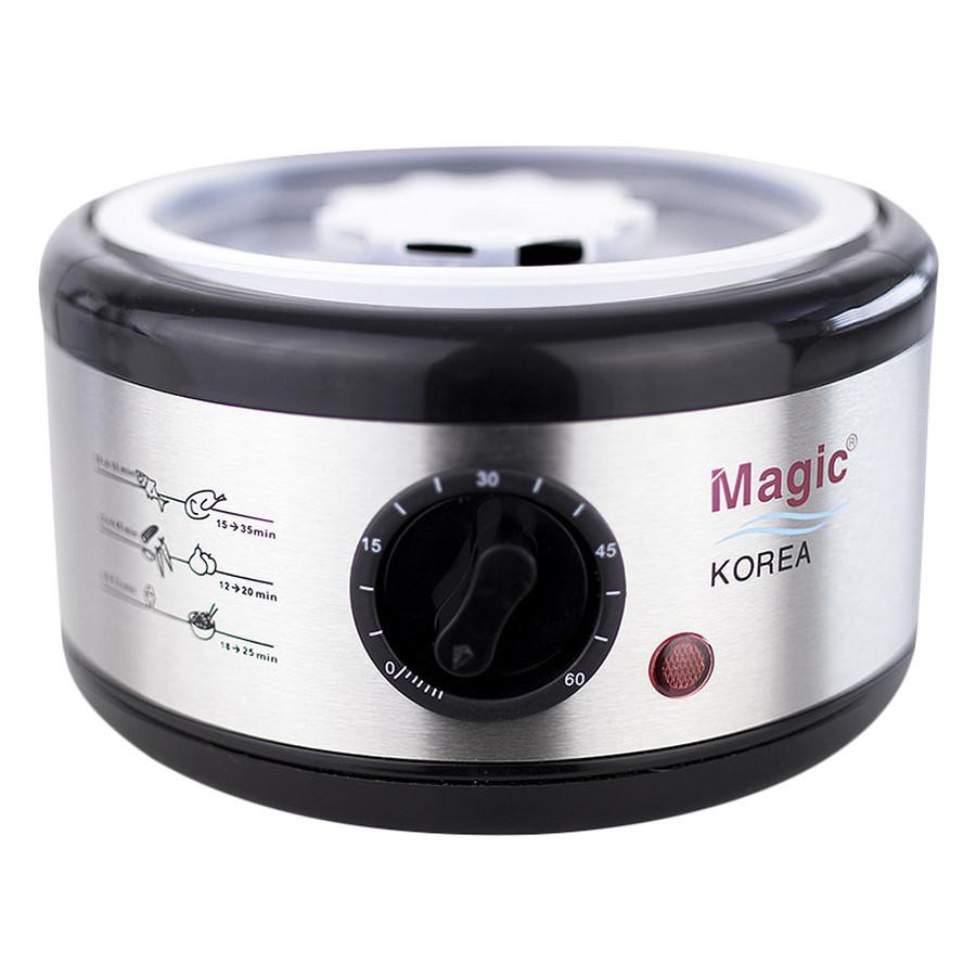 Nồi Hấp Thực Phẩm 2 Tầng Magic Korea Dung Tích 5 Lít Hấp Thịt Cá Rau Củ Quả An Toàn Cho Sức Khỏe