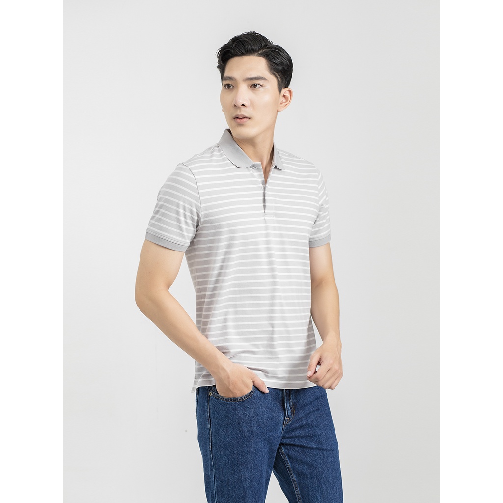 Áo polo nam ARISTINO phom Regular fit suông vừa, chất cotton mềm mại, thoáng mát - APS017S2