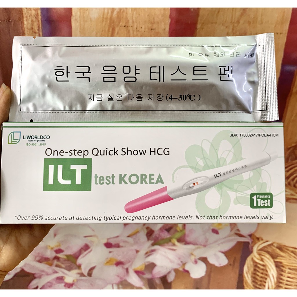 Bút Thử thai ILT Test Korea -Tiện lợi cho kết quả chính xác, nhanh chóng không cần dùng cốc