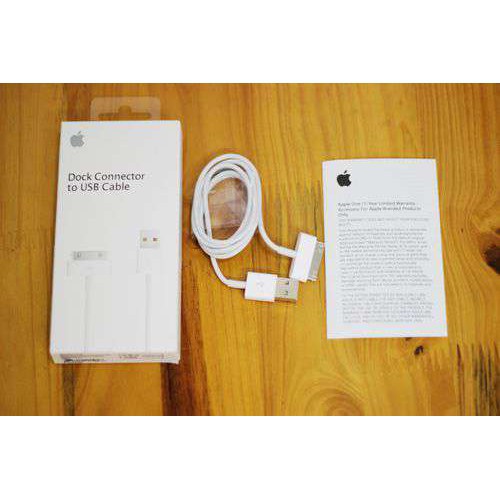 [Freeship toàn quốc từ 50k] Cáp sạc iphone 4, 4s, ipad 1, 2 mới 100%, bảo hành 3 tháng.Mới 100%RẺ NHẤT