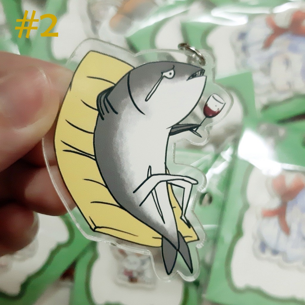 Móc khóa Cá đau khổ