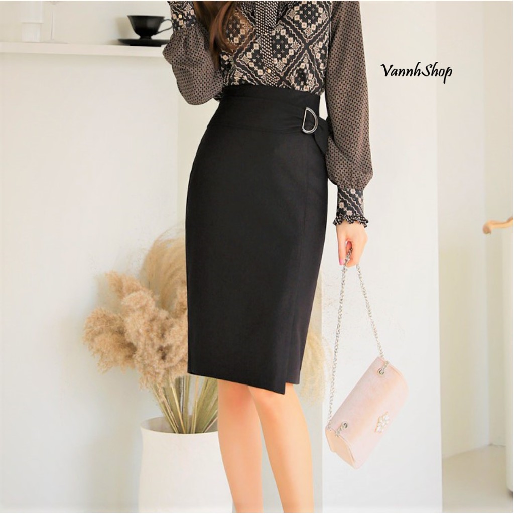 Mẫu mới 2021 🌹 Chân váy công sở 🌹 Váy nữ đẹp 🌹 dáng bút chì MS021 thiết kế cao cấp VannhShop | BigBuy360 - bigbuy360.vn