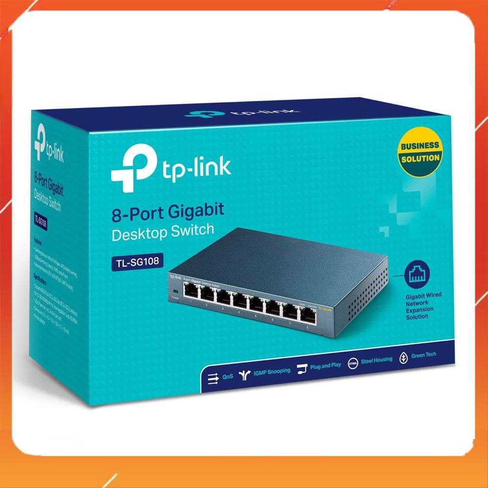 Switch 8 Port TP-Link 1G TL-LS1008D,FREESHIP EXTRA, Chính Hãng,tốc độ cao,hub chia 8 cổng 1G