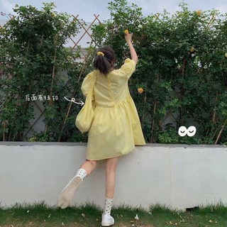 Set đầm đầm +túi xách