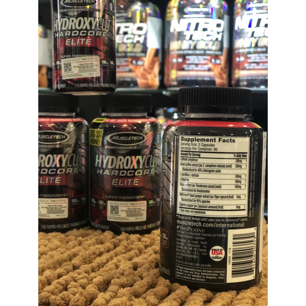 Đốt mỡ Hydroxycut Elite size 110 viên và 180 viên | BigBuy360 - bigbuy360.vn