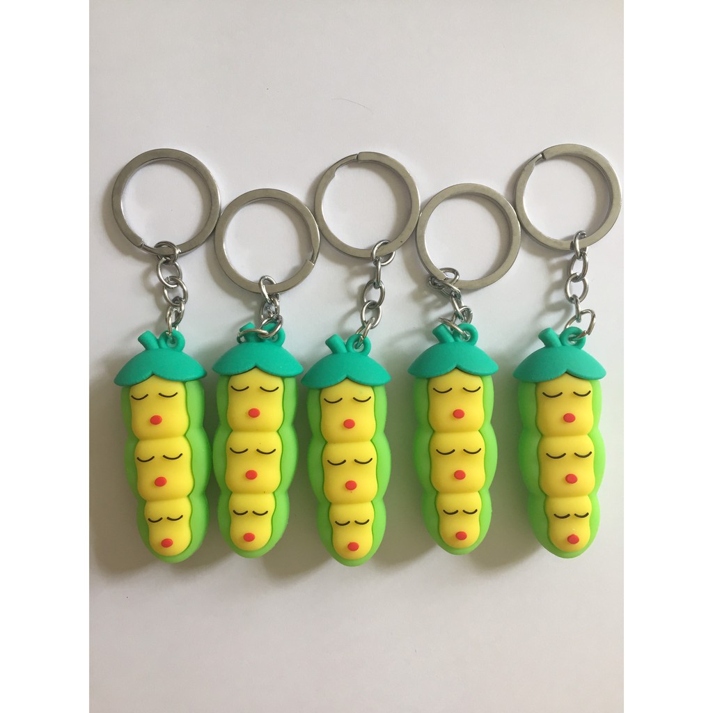 Móc Chìa Bắp Ngô Cảm Xúc Kute (Ảnh Thật)