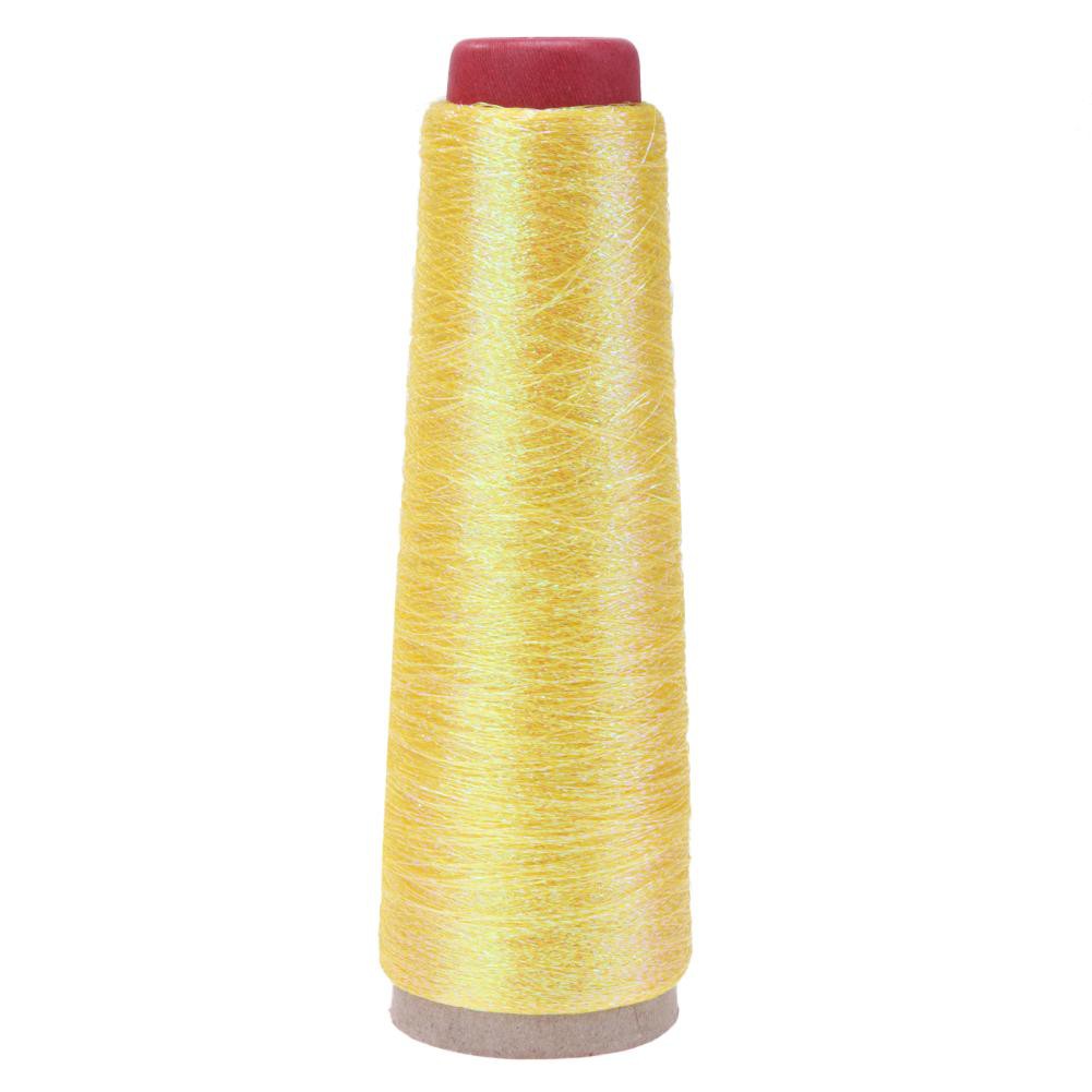 Cuộn chỉ lụa polyester đính kim tuyến bắt mắt