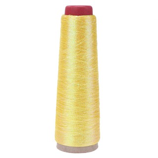 Cuộn chỉ lụa polyester đính kim tuyến bắt mắt