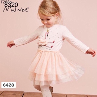 Váy Malvee xuất pháp bé gái 2-6y